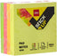 Colorful Playzokids Deli Neon Sticky Notes 3x3 in assorted colors on a white background
