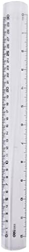 Set of four transparent rulers from Playzokids, showing clear measurement markings on smooth plastic surfaces.