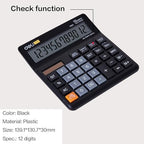 Playzokids Deli Calculator with plastic body, 120 steps, 12-digit display, and basic calculator functions.