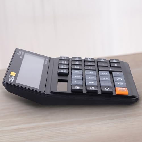 Playzokids Deli Calculator with 120-step plastic design and 12-digit display, ideal for precise calculations.