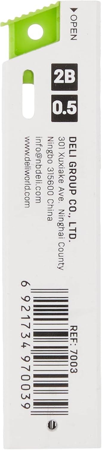 Deli Mechanical Pencil Lead 0.5mm/2B Secondary image