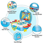 Suitcase Doctor Kit Toy Set with Medical Accessories