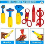 Suitcase Doctor Kit Toy Set with Medical Accessories