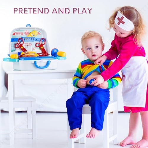 Suitcase Doctor Kit Toy Set with Medical Accessories