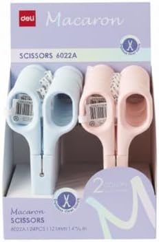 Deli Scissors 121mm (4 3 /4inch2 Colors(1X24) Secondary image