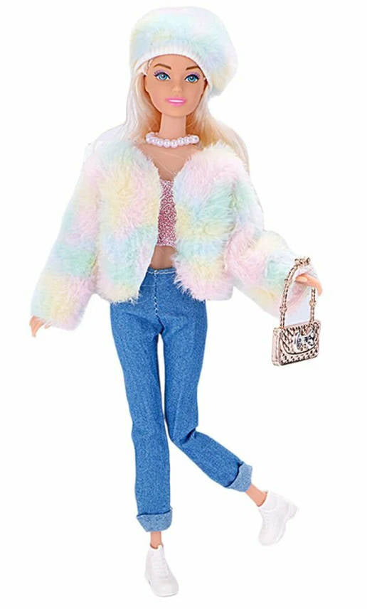 Barbie Fashion Doll BT-02 toy with colorful outfit and blonde hair, perfect for imaginative play and collecting. Main image