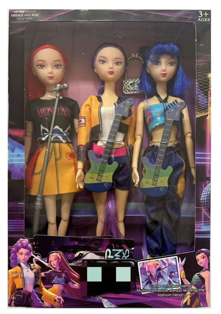 K Pop Girls Dolls Stage Girls  3 in 1 Collection Main image