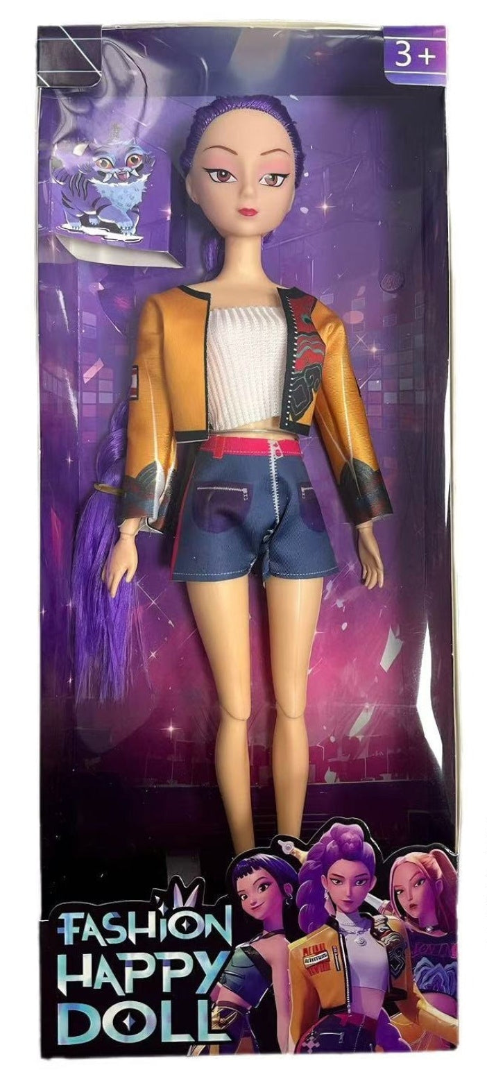 K Pop Girls Demon Hunters Rumi action figure by K POP, detailed figure with vibrant costume and accessories, front view.