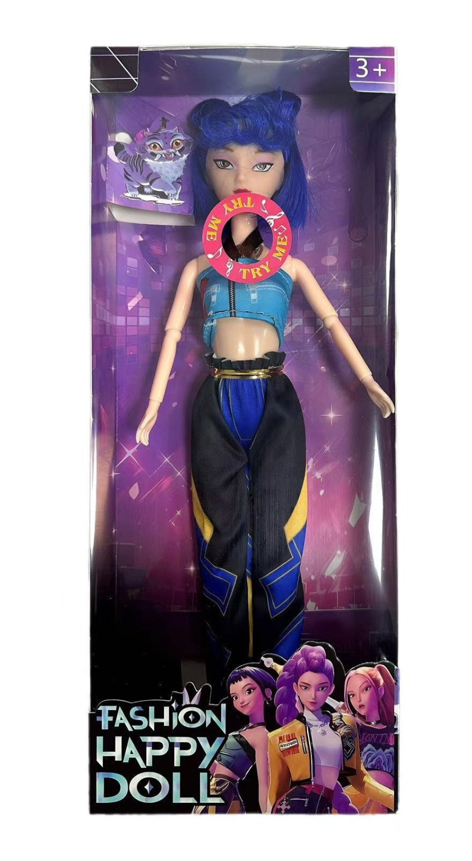 K Pop Girls Demon Happy Doll Fashion Figure 2 Light & Sound