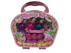 Sparkling PECOWARE Pecoware nail set with colorful, shiny nail tips arranged in a display on a white background.