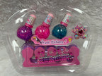 PECOWARE Sparkling Nail Set with shiny, decorated nails on a neutral background, showcasing a variety of elegant nail designs.
