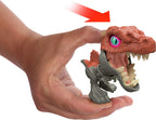 Jurassic World Mighty Biters Spinosaurus toy figure with detailed design and realistic features, suitable for Jurassic World fans.