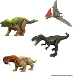 Jurassic World Rebirth Strike Attack dinosaur figure with detailed scales and fierce stance, toy for Jurassic World fans.