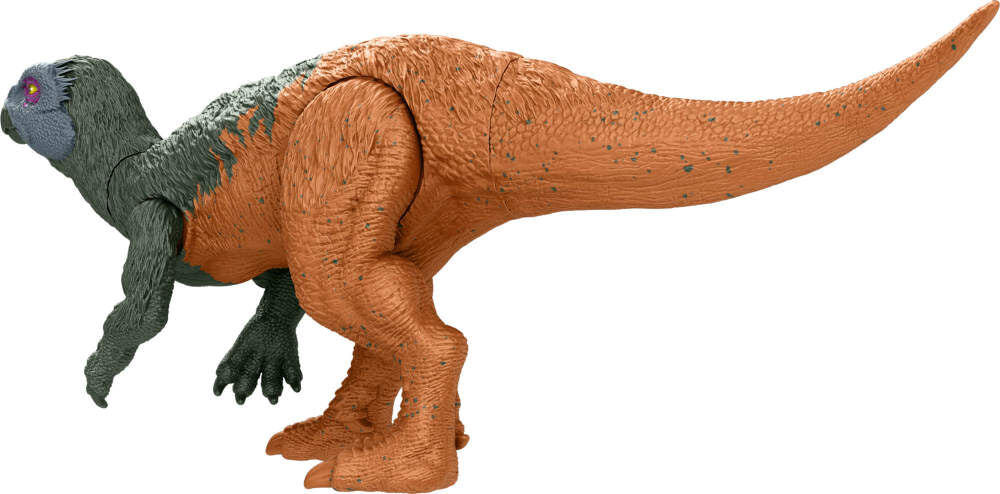 Jurassic World Rebirth Frenzy Pack Lani action figure with detailed dinosaur accessories and packaging.