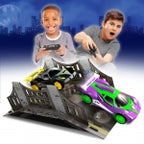 RC Batman vs Joker double pack toy set by Bladez Toys featuring Batman and Joker figures with remote controls.