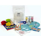 Explore My Candle Making Lab DIY kit for kids, featuring colorful wax, wicks, and tools for educational candle craft activities.
