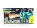 Playzokids Pioneer Gatling Electric Machine Gun toy with realistic design and colorful details for kids' action play.