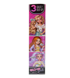 Playzokids GLO UP GIRLS doll with long hair, colorful outfits, and spa accessories, plus 25 fashion surprises for creative play.