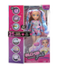 Playzokids GLO UP GIRLS Doll Sadie with 25 fashion surprises and spa accessories, featuring colorful doll and styling items.