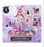 Playzokids GLO UP GIRLS Sadie fashion doll with stylish outfit, long hair, and accessories for imaginative play.