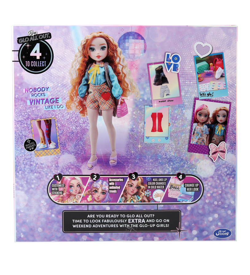 GLO UP GIRLS Doll Deluxe Fashion Doll - Rose Secondary image