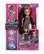 Playzokids GLO-UP Girls Erin blonde fashion doll with jewelry, hair gems, accessories, face stickers, makeup, and nails.