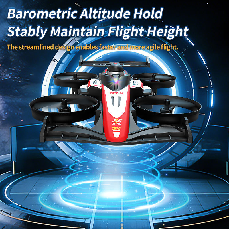 RC Flying Race Car Drone – 2-in-1 Air & Ground Stunt Vehicle