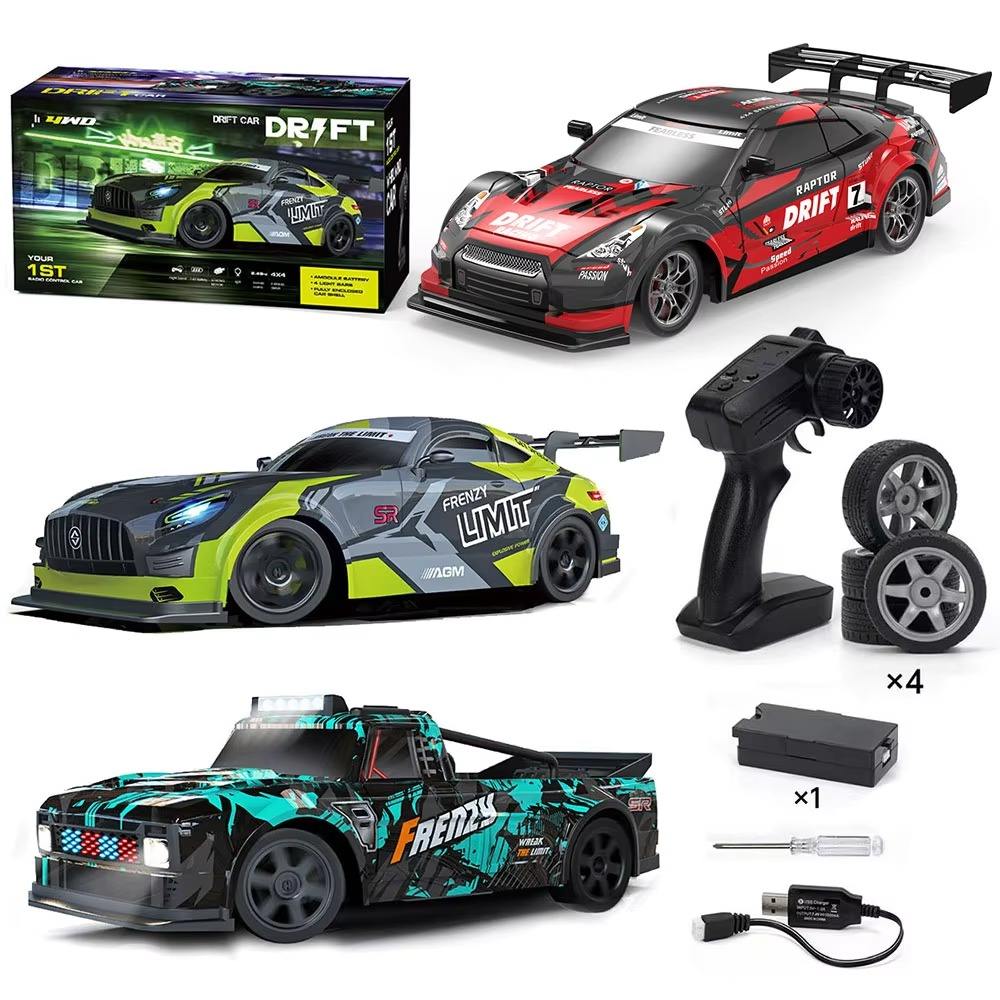 RC Drift Car – 4WD 2.4GHz High-Speed Sports Car with LED Light Bars