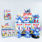 Stitch Surprise Figure from Disney, detailed plush toy with bright colors, featuring Stitch’s playful expression and iconic design.