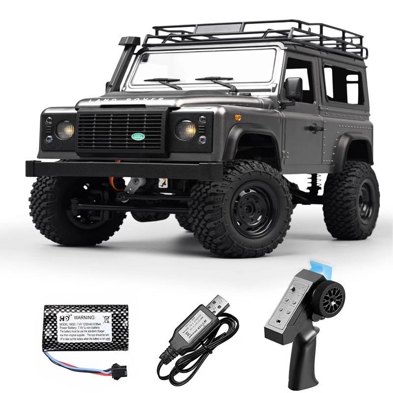 RC Rock Crawler – 1:10 Scale 4x4 Off-Road SUV with Roof Rack