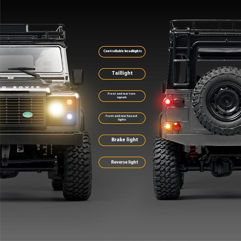 RC Rock Crawler – 1:10 Scale 4x4 Off-Road SUV with Roof Rack