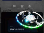 RC Mini Drone – Rainbow LED Light-Up Flying Toy with Remote