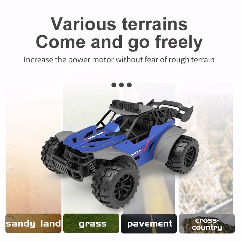 RC Off-Road Truck – 1:12 Scale Remote Control Racing Car with LED Lights