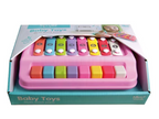 Baby play knock organ toy with eight keys, miniature music piano for infants, colorful toy from Generic.