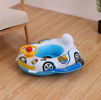 Baby Pool Float – Inflatable Car Seat Swim Ring with Steering Wheel