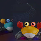 LELETO electric crawling crab toy with automatic obstacle avoidance, designed for kids' entertainment and interactive play.