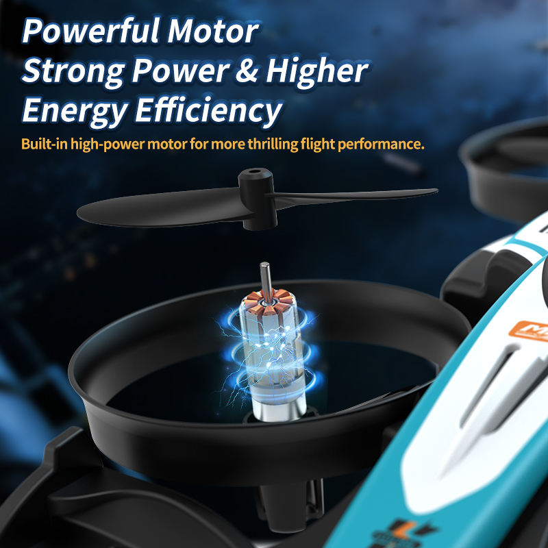 RC Flying Race Car Drone – 2-in-1 Air & Ground Stunt Vehicle