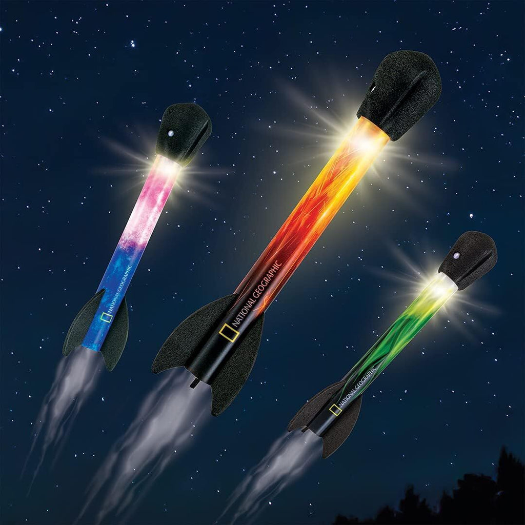 Making Rockets Light As Possible NATIONAL GEOGRAPHIC LIGHT-UP AIR ROCKETS