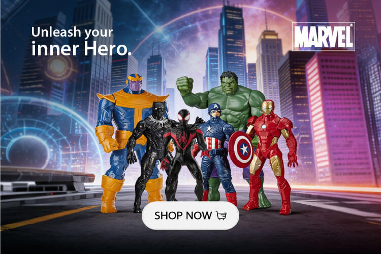 Marvel superhero toys collection for kids in UAE