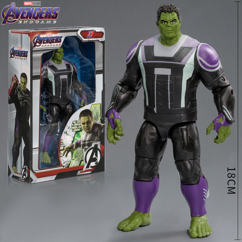 Marvel Hulk comic hero action figure, 7-inch collectible toy with detailed green muscular figure and classic Marvel costume. Main image