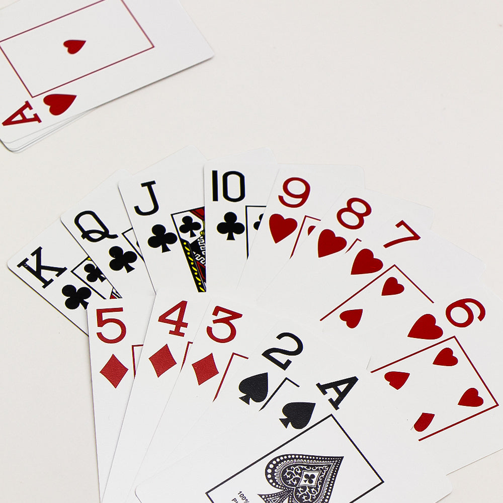 Jocar toy poker set in a double metal box with playing cards and poker chips, ideal for kids' game nights.
