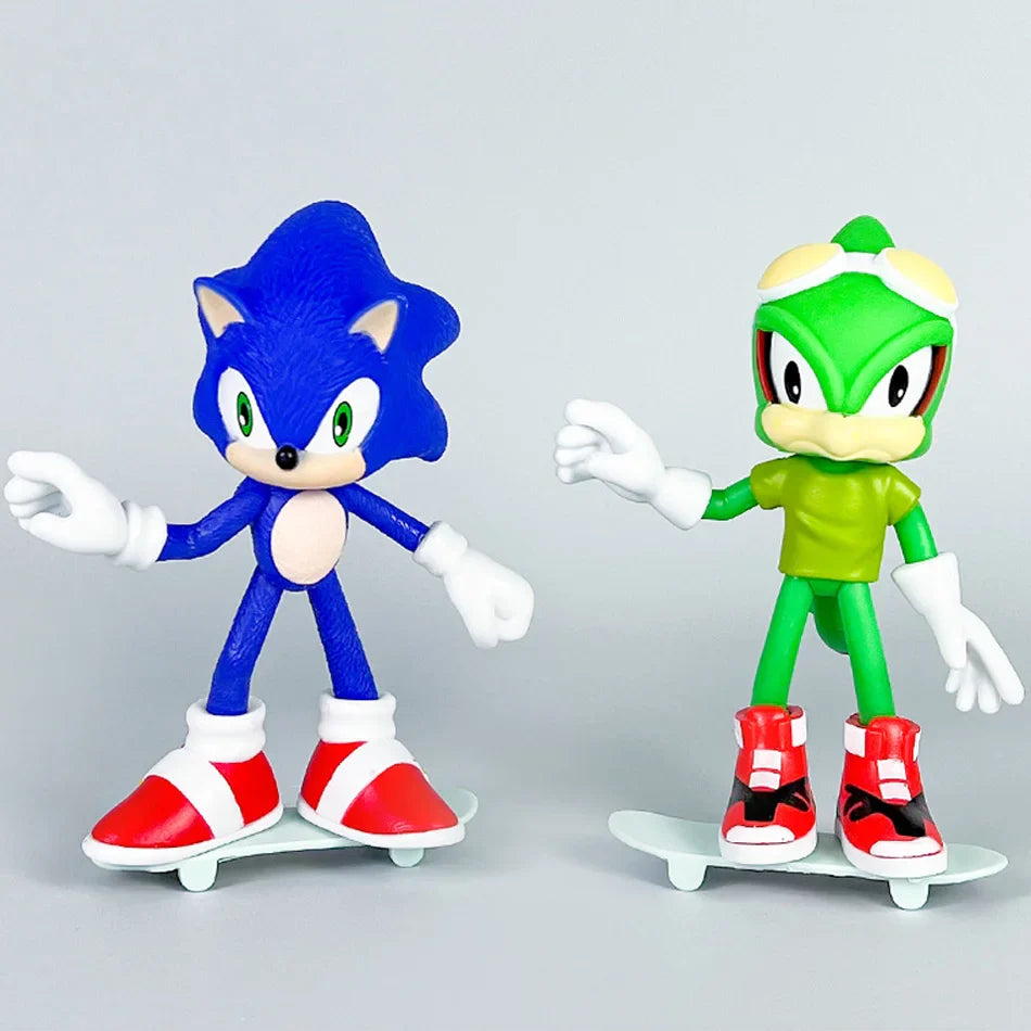 Playzokids Sonic The Hedgehog Movie Edition figure, 16cm tall, detailed plastic collectible toy featuring Sonic’s iconic design.