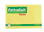 Set of 12 yellow Playzokids Fantastick Sticky Notes, 76.2 x 50.8mm, perfect for notes and reminders