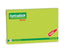 Bright green Fantastick Neon Sticky Notes by Playzokids, 76.2 x 127mm, showing their vibrant color and adhesive backing.