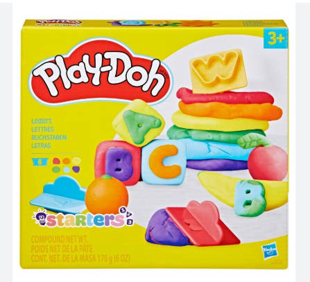 Play-Doh Fundamentals ABC Tool Set with 6 Non-Toxic Colors Main image