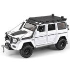 Playzo premium diecast G63 Brabus G550 Adventure toy car, detailed miniature model with realistic features, suitable for collectors and play.