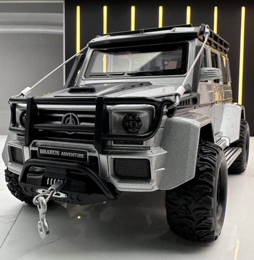 Playzo Premium Diecast G63 Brabus G550 Adventure toy car, detailed miniature model with realistic features and design.