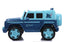 Playzo Stitch Kids electric pickup ride-on toy, blue and white with cartoon Stitch design, suitable for children.