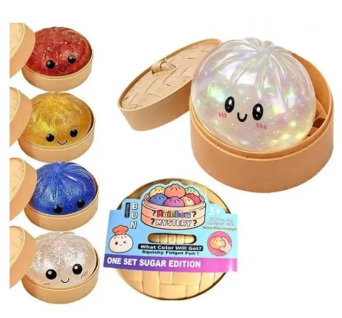 Mini Dumpling Squishy -Glitter