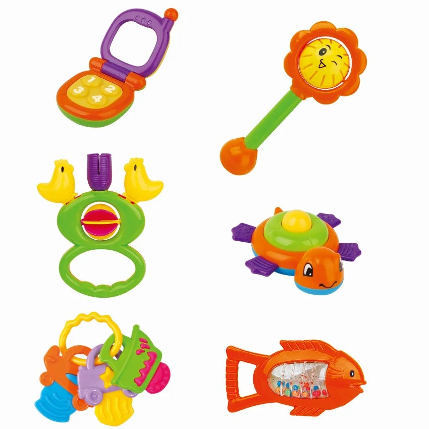 Tanny Toys Baby Rattle- Six Sets Main image
